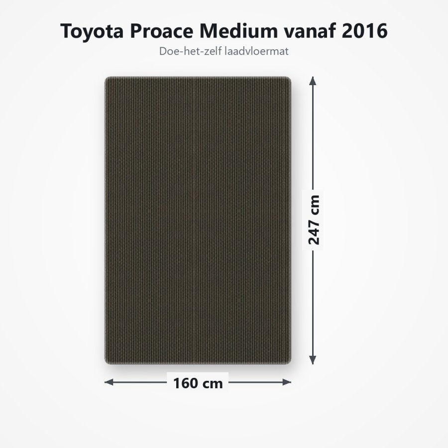 Laadvloermat Toyota Proace Medium vanaf 2016