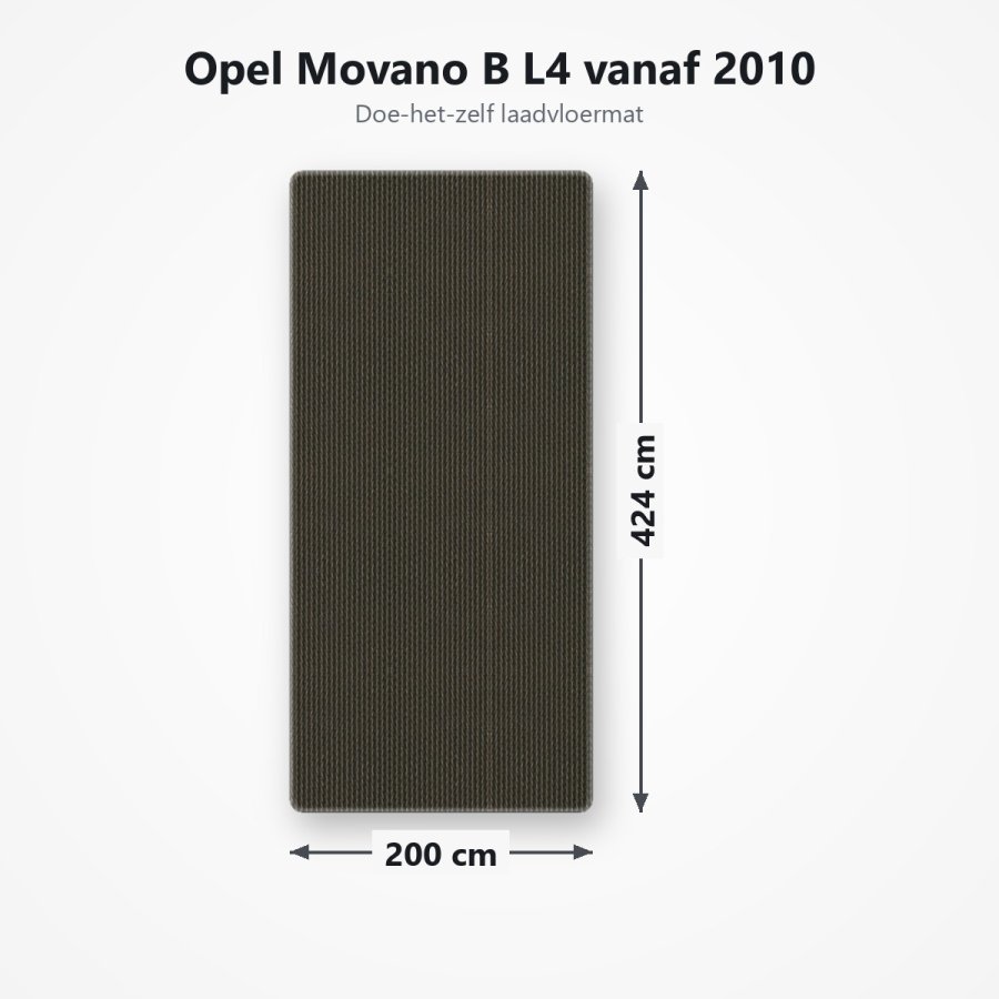 Laadvloermat Opel Movano B L4 vanaf 2010