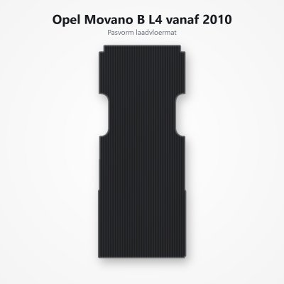 Laadvloermat Opel Movano B L4 vanaf 2010