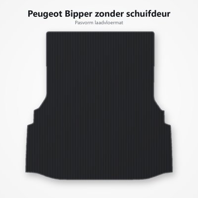Laadvloermat Peugeot Bipper vanaf 2007 zonder schuifdeur