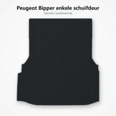 Laadvloermat Peugeot Bipper vanaf 2007 enkele schuifdeur